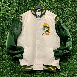 STARTER 🏈 (GREEN BAY PACKERS) 🧀 SATIN JACKET